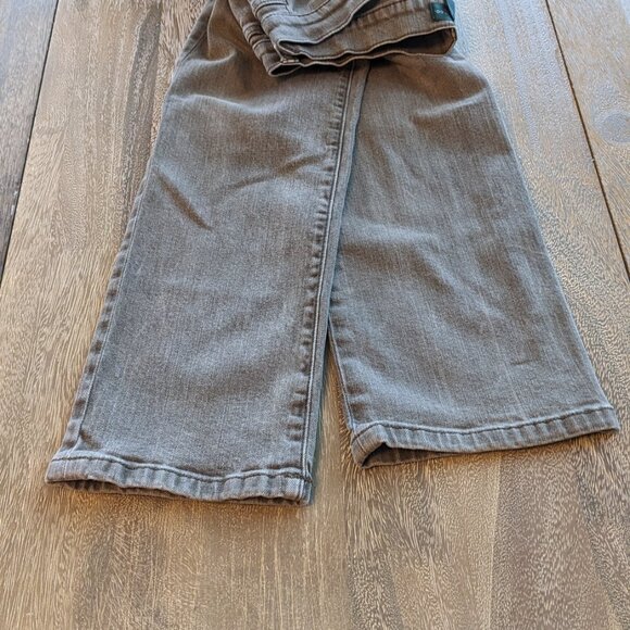 LRL Lauren Jeans Co Ralph Lauren Petite Brown Straight Leg Jeans, Size 6 Petite - Picture 6 of 12